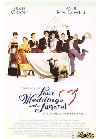 кино Четыре свадьбы и одни похороны (Four Weddings and a Funeral) 02.06.21