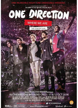 кино One Direction: Где мы сейчас (One Direction: Where We Are: One Direction: Where We Are – The Concert Film) 04.09.24